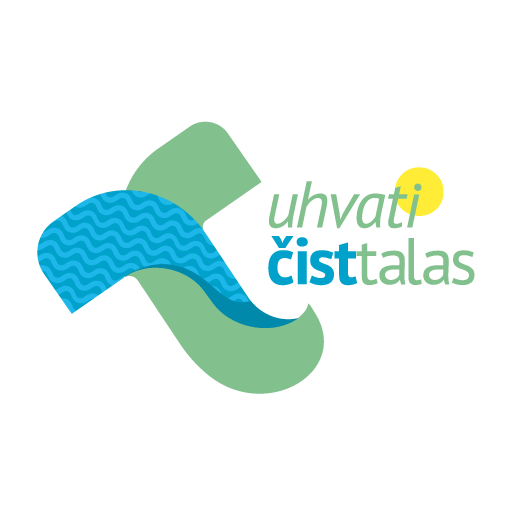 Uhvati čist talas - logo
